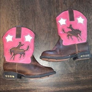 Toddler Roper Cowgirl Boots - light up